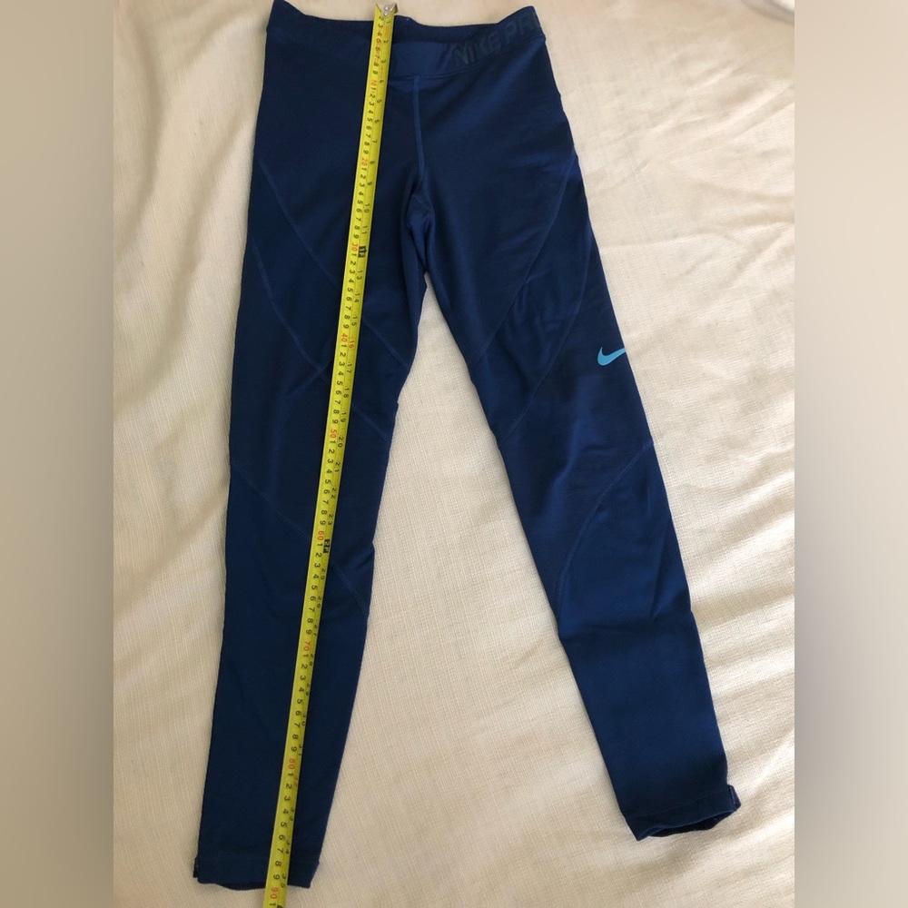 Nike Pro Hyperwarm Blue Active Performance Runnin… - image 5